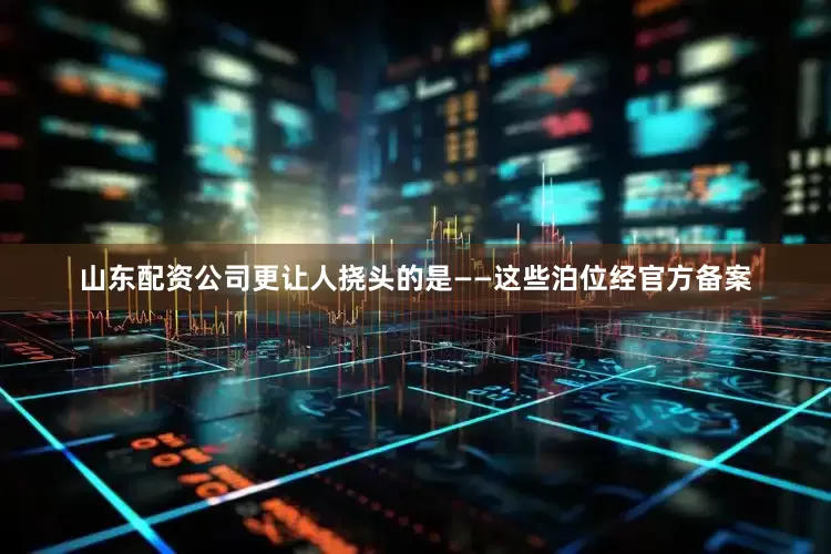 山东配资公司更让人挠头的是——这些泊位经官方备案
